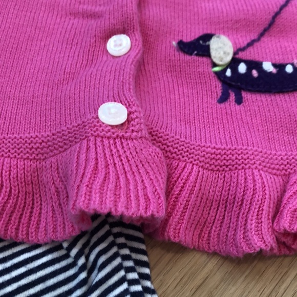 Heartstrings Baby Cardigan Sweater & legging. - Picture 6 of 9